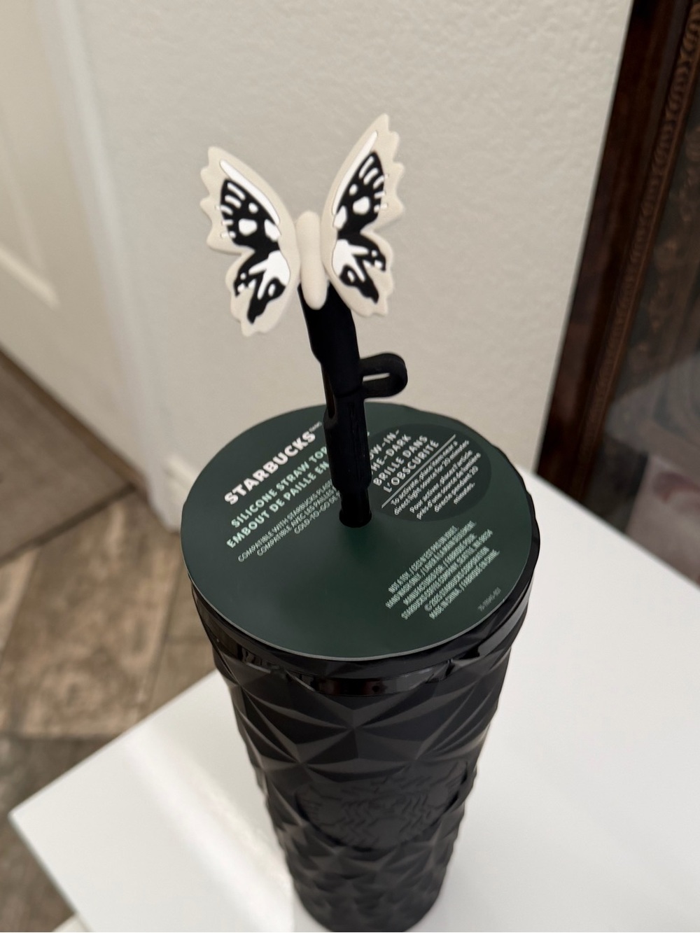Glow In The Dark Black Moth Starbucks Tumbler Venti